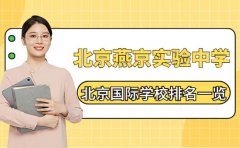 北京国际学校排名一览表 北京燕京实验中学实力